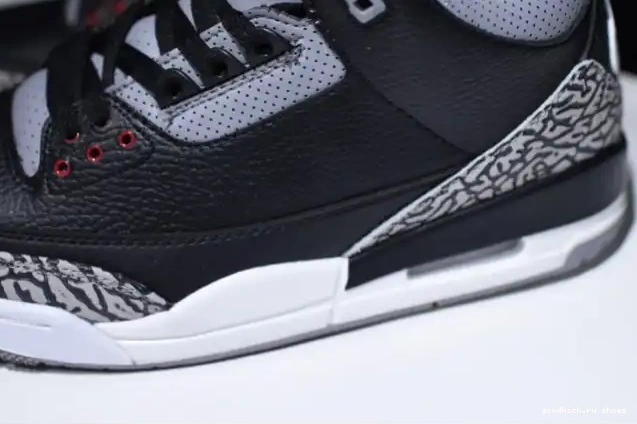 Rep Air Cement 854262-001 3 Jordan Black 0510